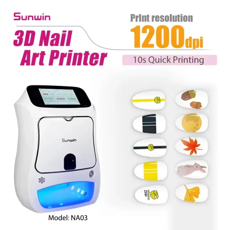 Commercial Nail Printing Machine - 2026 AI 3D Nail Art Printer