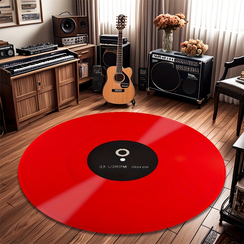 Glossy Solid Red Vinyl Record  - Commercial Vinyl Printing Machine review and price