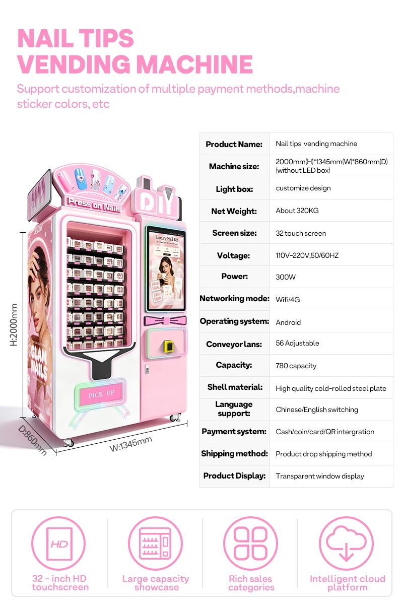 FL Commercial Nail Vending Mac - Commercial Nail Printing Machine review and price