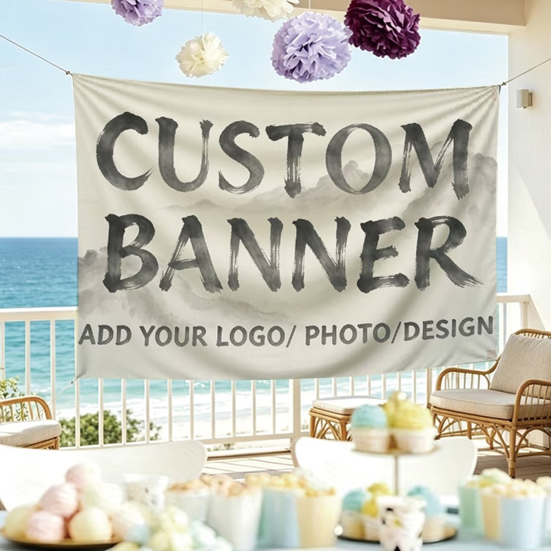 Custom Banner Flags Suitable O - Commercial Printing In Photoshop review and price