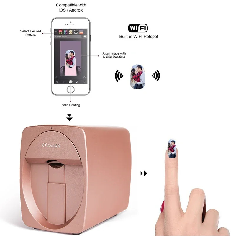 Original Mobile Nail Printer 3 - Commercial Nail Printing Machine review and price