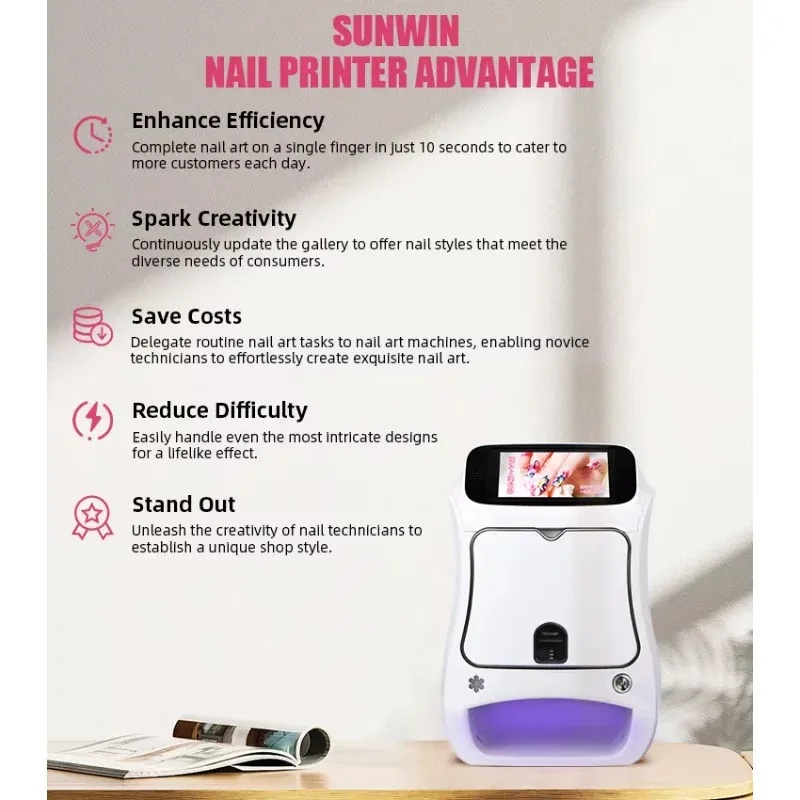 2026 AI 3D Nail Art Printer 12 - Commercial Nail Printing Machine review and price